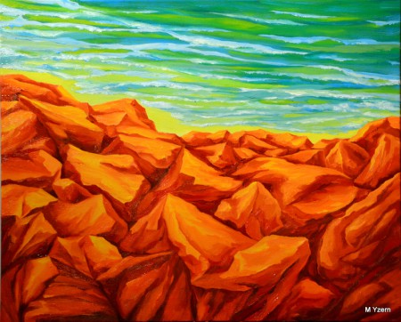 "Rocs" Oli sobre llí 100x81